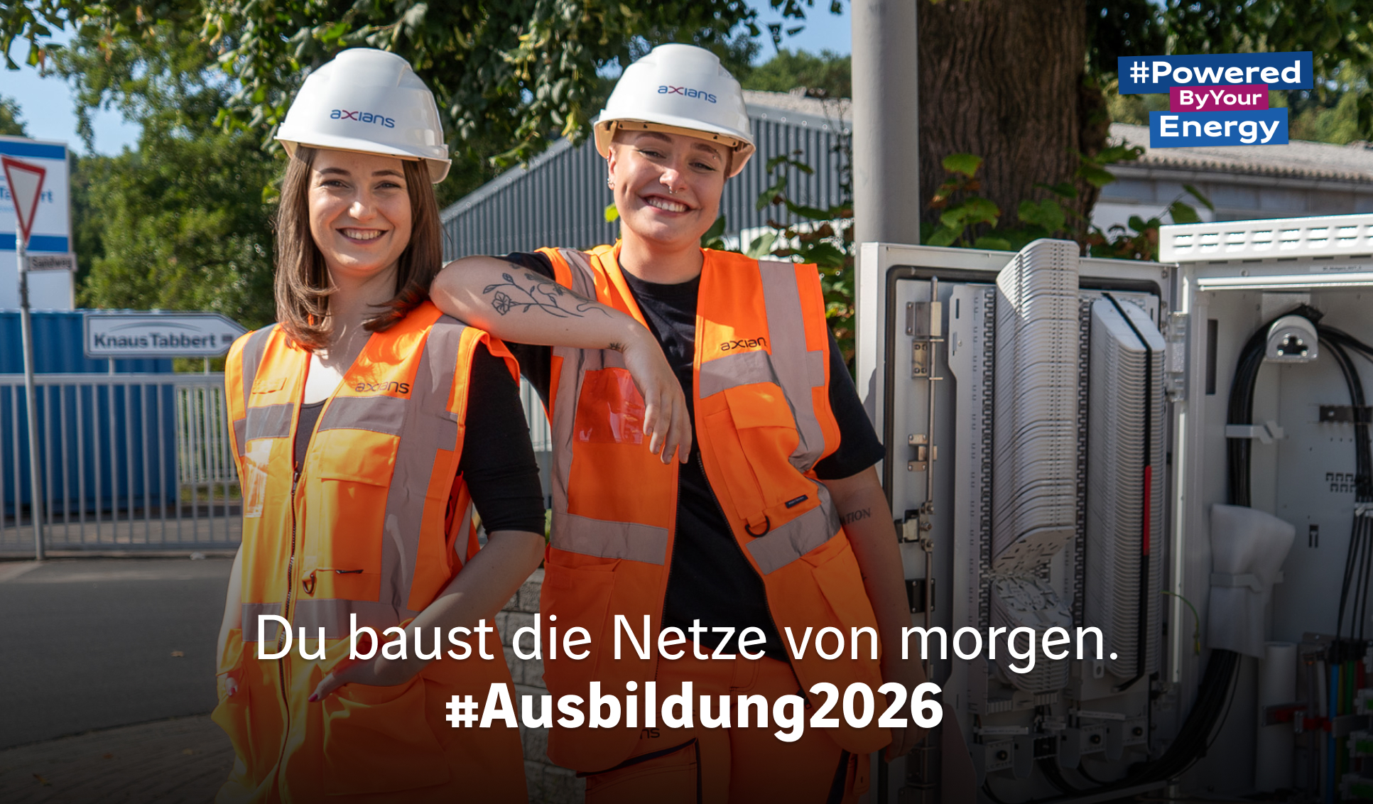 Du baust die Netze von morgen. #Ausbildung2026